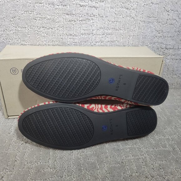 Rothy's The Loafer Red Zebra Shoes Women's Size US 7, 8, 8.5, 9.5, 10, 10.5 - Picture 6 of 10